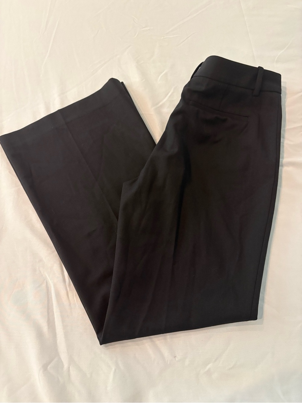 Madewell Black Tailored Straight-Leg Trousers